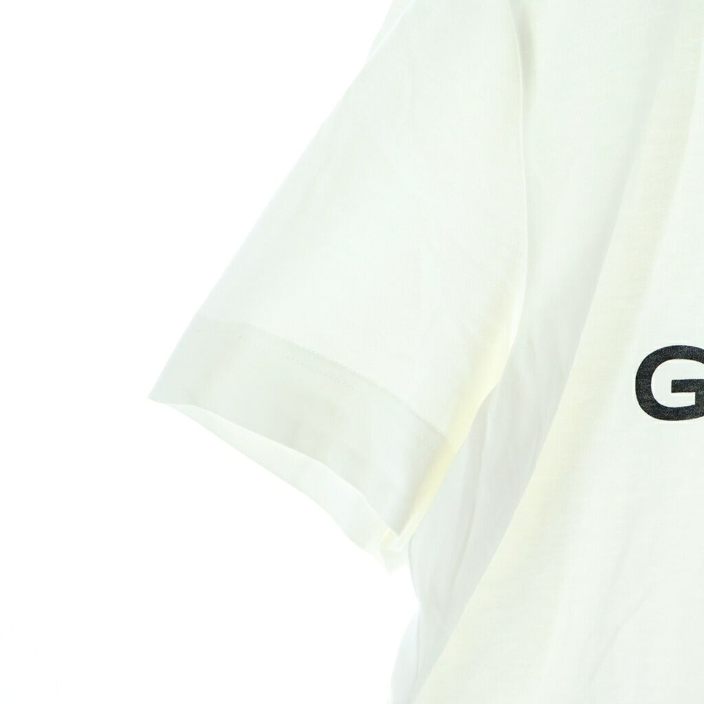 GIVENCHY(ジバンシィ) 23SS フロントプリント クルーネック 半袖カットソー Tシャツ ホワイト BM716G3YAC