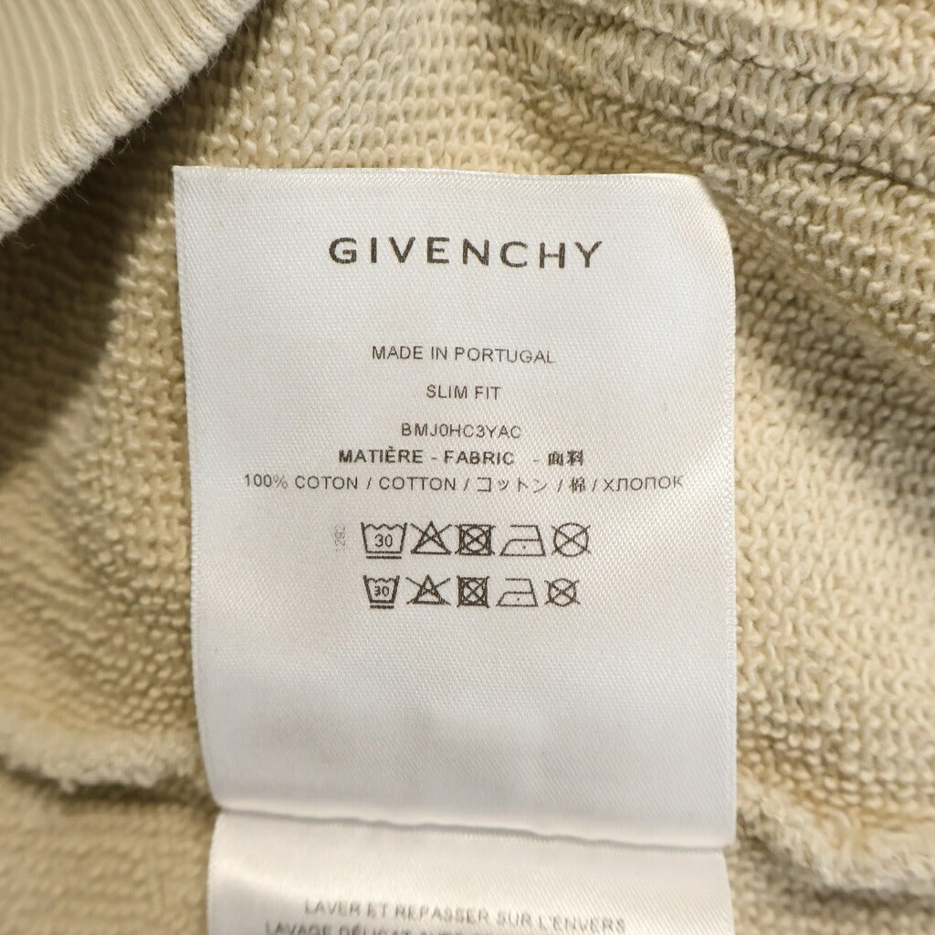 GIVENCHY(ジバンシィ) フロンロゴプリント フーデッド スウェットシャツ プルオーバー ベージュ BMJOH3YAC
