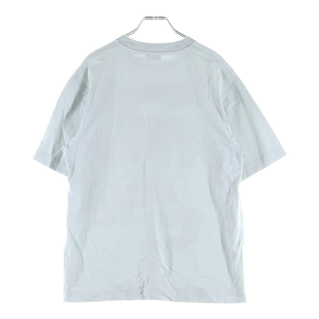 BURBERRY(バーバリー) フロントビッグプリント クルーネック 半袖カットソー Tシャツ グレー 8104019
