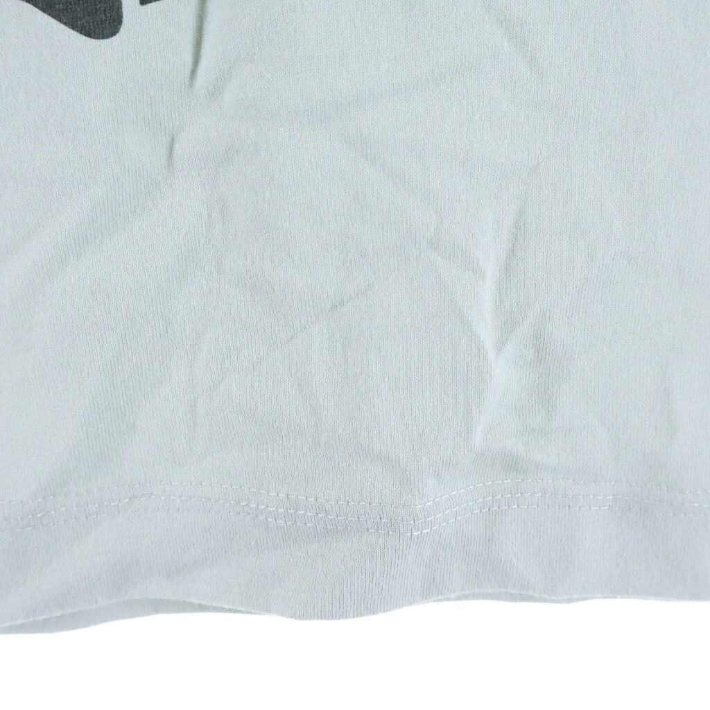 BURBERRY(バーバリー) フロントビッグプリント クルーネック 半袖カットソー Tシャツ グレー 8104019