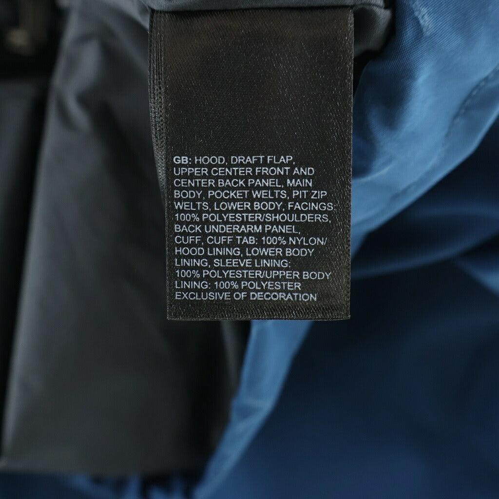 THE NORTH FACE(ザノースフェイス) 1990 MOUNTAIN JACKET GTX ゴアテックス マウンテン フーデッド ジップアップ ナイロン ジャケット ブルー/ブラック NFOA3JPE
