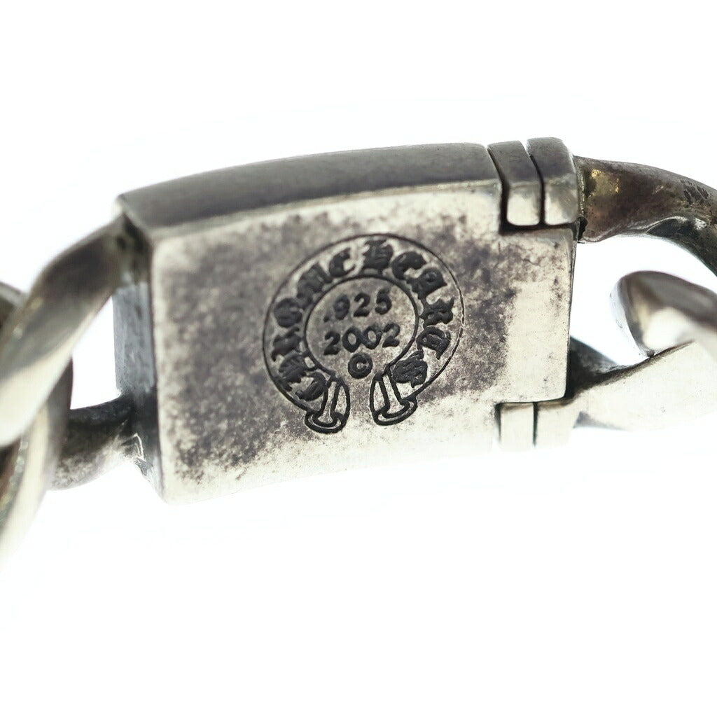 CHROME HEARTS(クロムハーツ) FLORAL LINK BRACELET 6LINK フローラルリンク ブレスレット シルバー