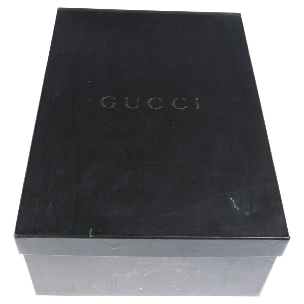 GUCCI(グッチ) レザー スエード ローカットスニーカー ベージュ 111 6107