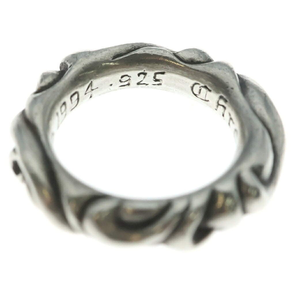 CHROME HEARTS(クロムハーツ) SCRL BAND スクロールバンド リング シルバー BCA351
