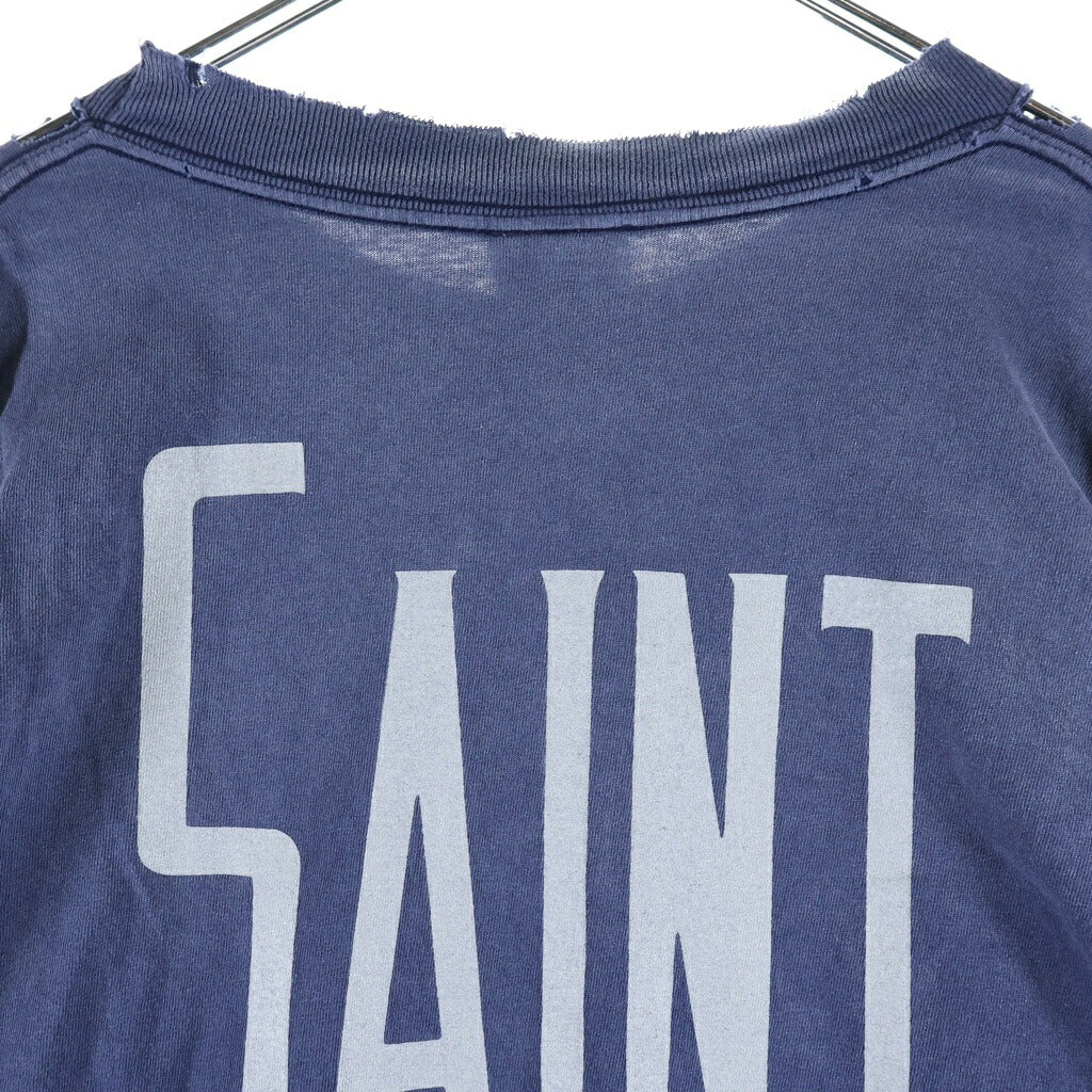 SAINT MICHAEL(セントマイケル) 25SS ×Disney DNF LS TEE FANTSIA ディズニー ムービープリント 長袖Tシャツ ネイビー SM-HR8-0000-C66