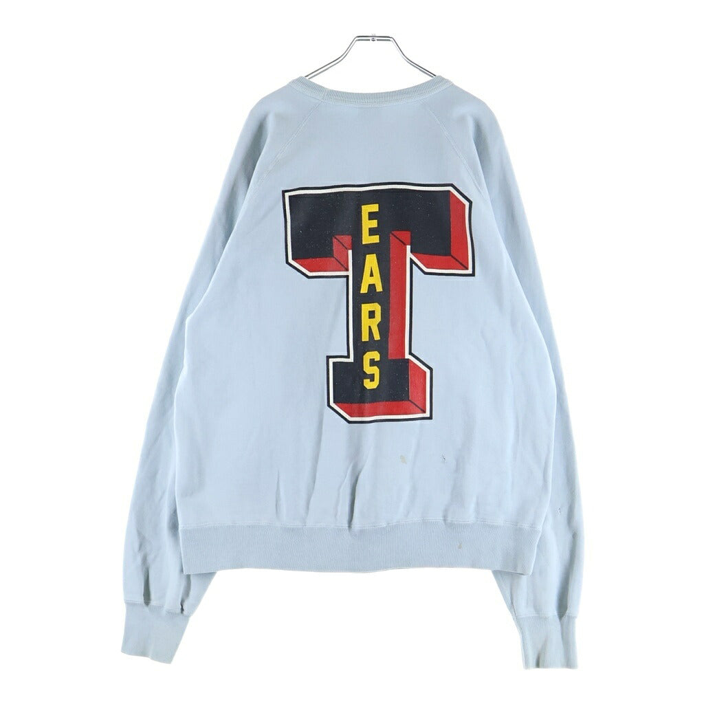 SAINT MICHAEL(セントマイケル) 22AW ×DENIM TEARS DT SWT SHIRT デニムティアーズ ロゴプリント スウェットトレーナー ブルー SM-A22-0000-089