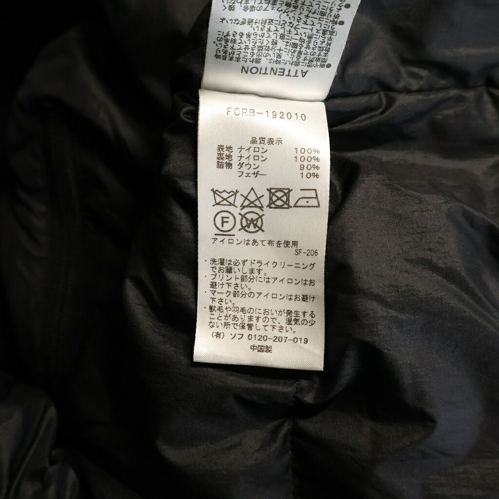 F.C.R.B./F.C.Real Bristol/FCRB(エフシーアールビー/エフシーレアルブリストル) 19AW TOUR DOWN PARKA ツアー ダウンパーカー ジャケット ブラック FCRB-192010