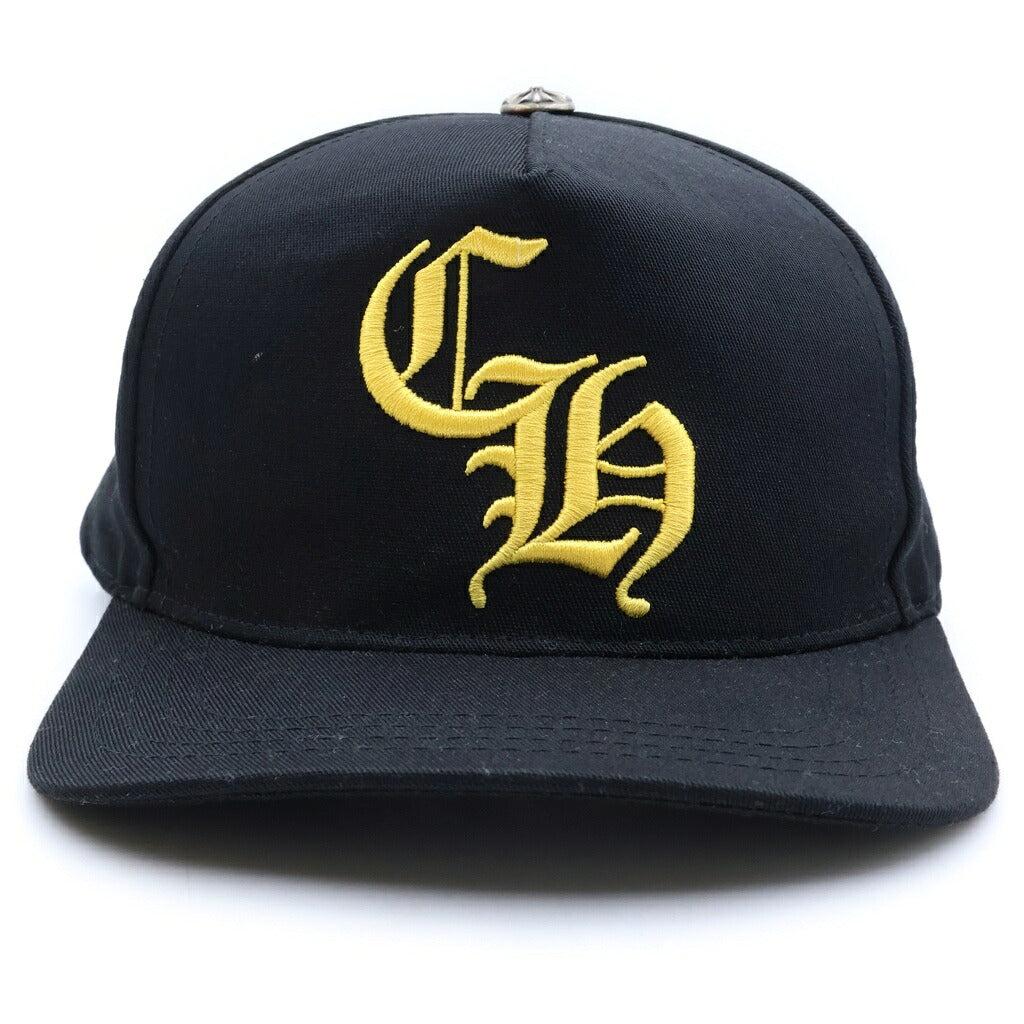 CHROME HEARTS(クロムハーツ) 6 PANEL CH TRUCKER CAP CH刺繍 トラッカーキャップ ブラック/イエロー