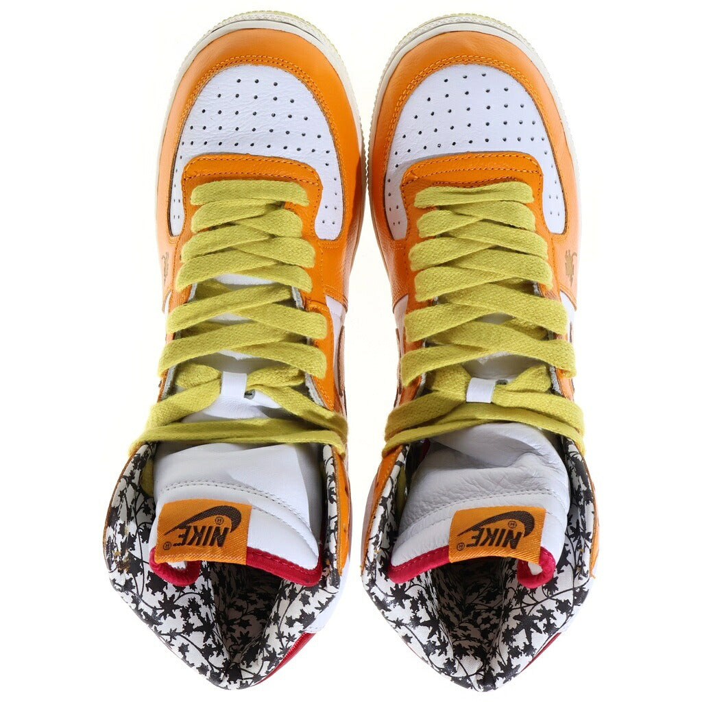 NIKE(ナイキ) 【観賞用 2006年製】 WMNS TERMINATOR HI PREMIUM 311074-171 ウィメンズ トレクシーアニマル ターミネーター プレミアム ハイカットスニーカー シューズ ホワイト/イエロー US10.5/27.5cm