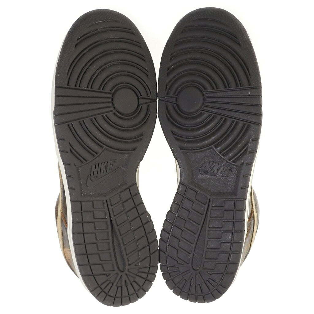 NIKE(ナイキ) 【観賞用 2003年製】 DUNK LOW PREMIUM GRUNGE PACK BAROQUE BROWN 307696-271 ダンクロー グランジパック ローカットスニーカーシューズ ブラウン US9/27cm