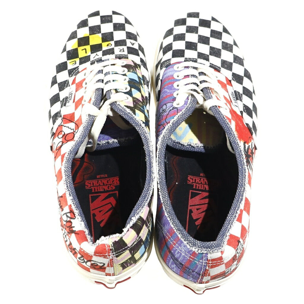 VANS(ヴァンズ) ×Stranger Things Authentic VN0A5JMPBO5 ストレンジャーシングス オーセンティック ローカットスニーカー マルチ US9/27cm