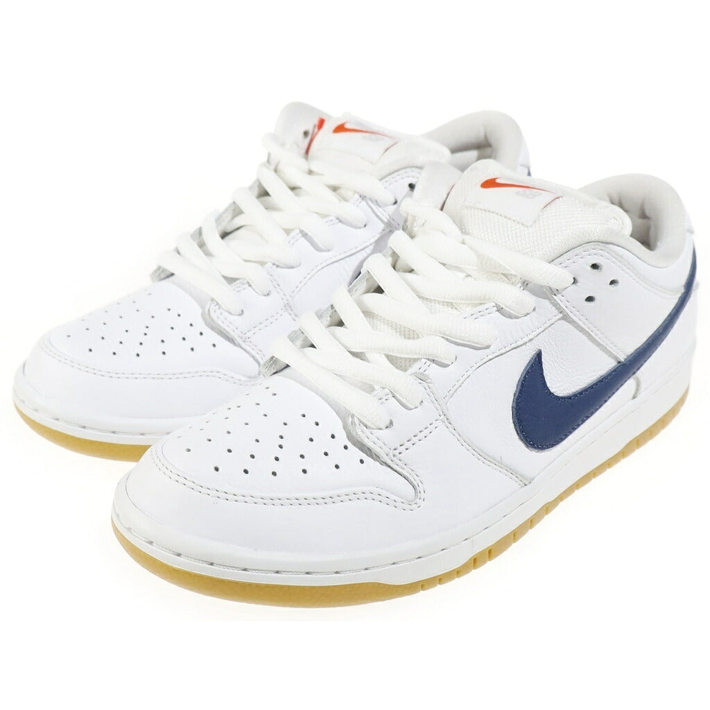 NIKE SB(ナイキエスビー) DUNK LOW PRO ISO ORANGE LABEL CZ2249-100 ダンクロー オレンジレーベル ローカットスニーカー ホワイト/ネイビー US9/27cm