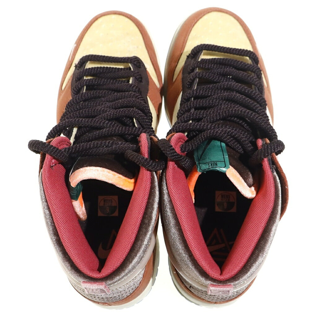 NIKE(ナイキ) ×Social Status DUNK MID CHOCOLATE MILK ソーシャル ステータス ダンク チョコレートミルク ハイカットスニーカー マルチ US9/27cm