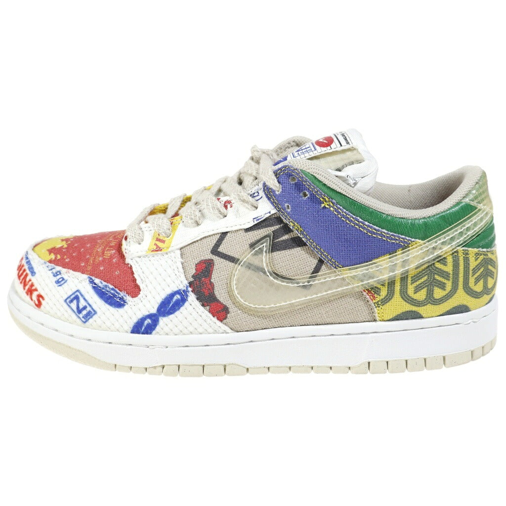 NIKE(ナイキ) DUNK LOW CITY MARKET DA6125-900 ダンク シティマーケット ローカットスニーカー マルチ US9/27cm