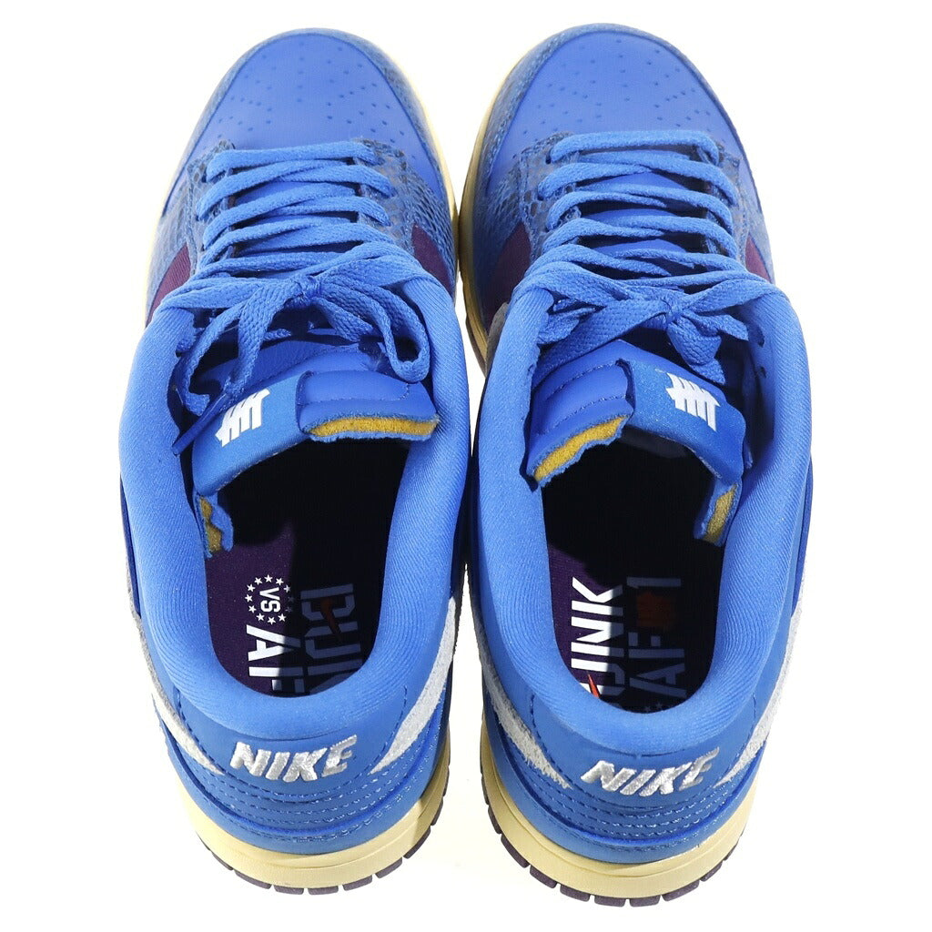 NIKE(ナイキ) ×UNDEFEATED DUNK LOW SP アンディフィーテッド ローカットスニーカー ブルー US9/27cm DH6508-400