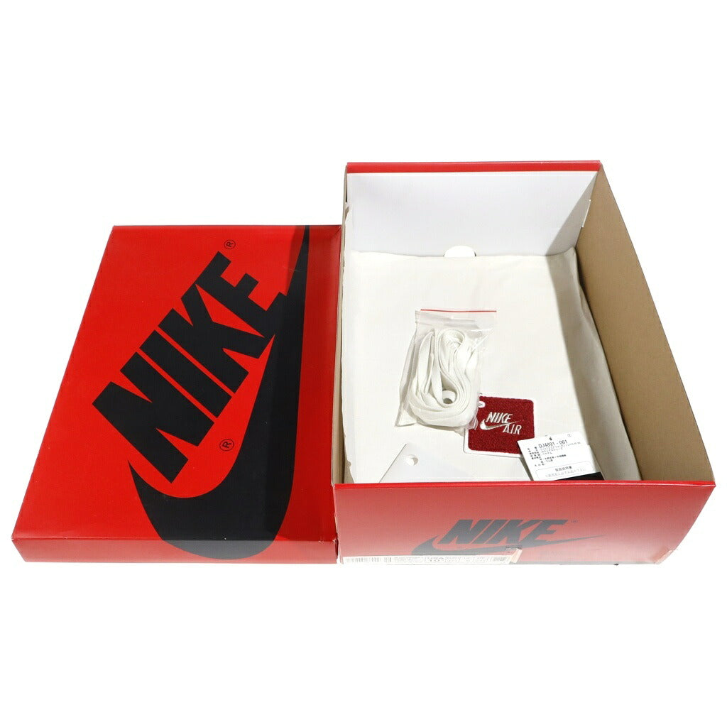 NIKE(ナイキ) WMNS AIR JORDAN 1 HIGH OG NEWSTALGIA DJ4891-061 ウィメンズ エアジョーダン1 ニュースタルジア ハイカットスニーカー ホワイト/レッド US10.5/27.5cm