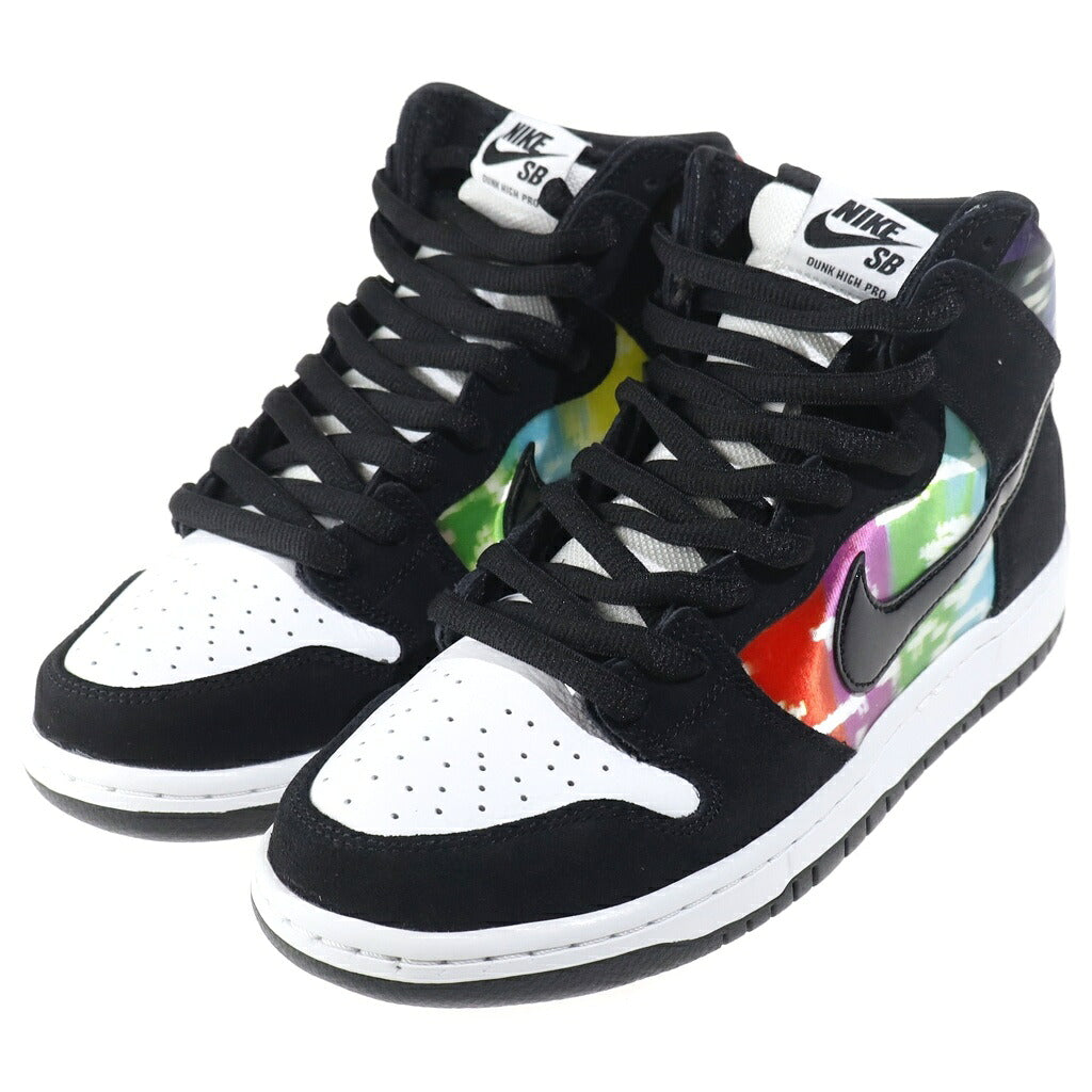 NIKE SB(ナイキエスビー) DUNK HIGH PRO TEST PATTERN CZ2253-100 ダンク プロ テストパターン ハイカットスニーカー ブラック/マルチ US9/27cm