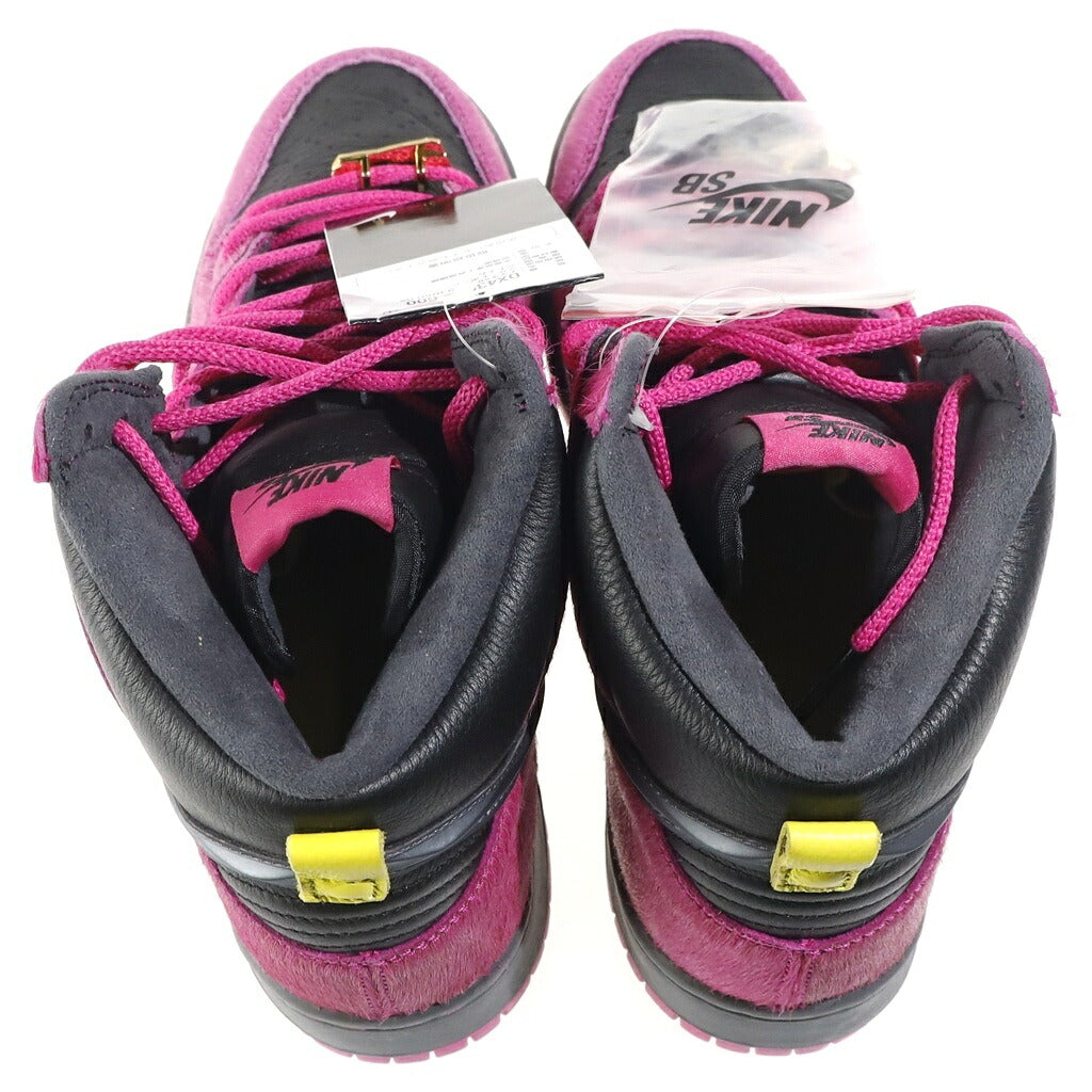 NIKE SB(ナイキエスビー) ×Run The Jewels DUNK HIGH DX4356-600 ラン ザ ジュエルズ ダンク ハイカットスニーカー ピンク/ブラック US9/27cm