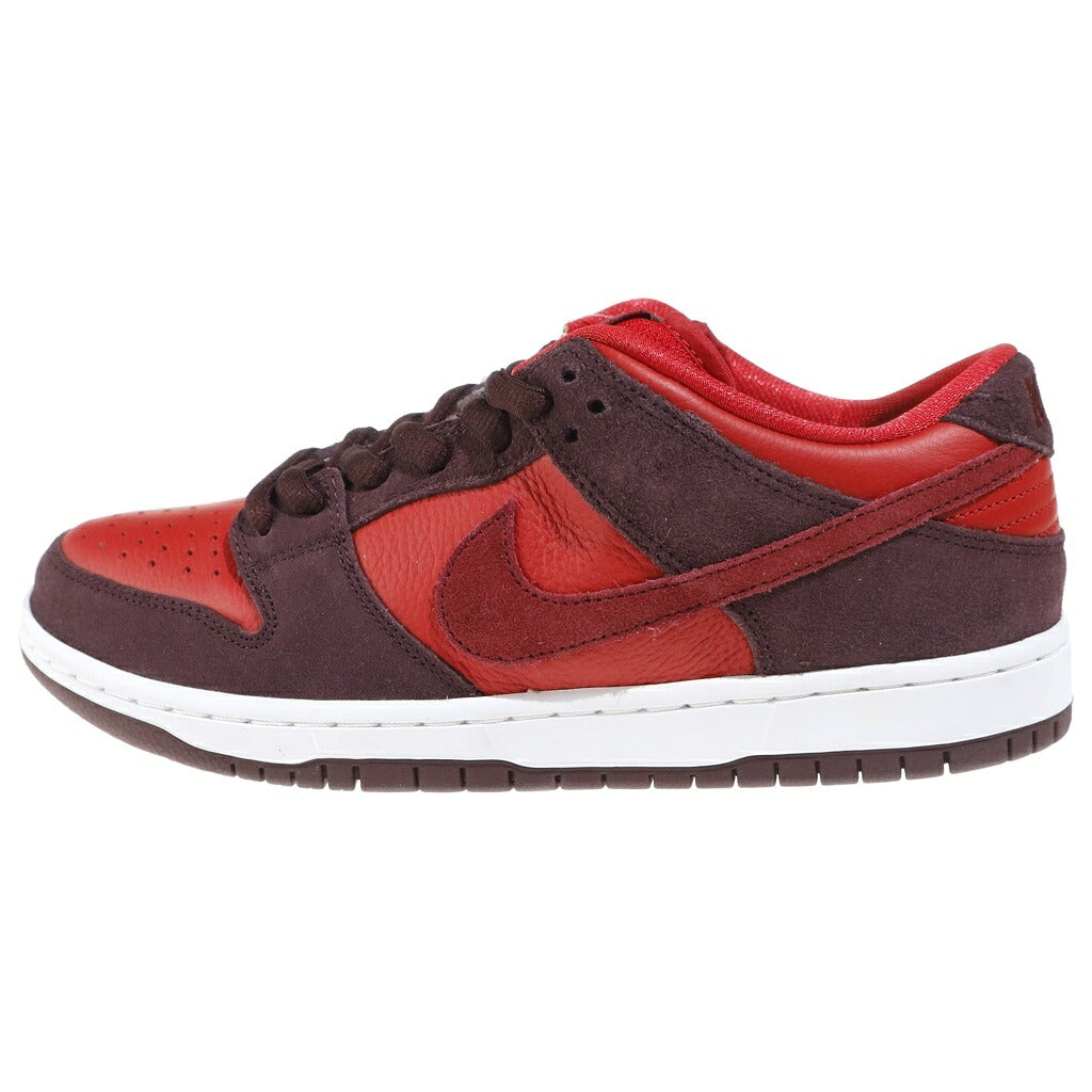 NIKE SB(ナイキエスビー) DUNK LOW CHERRY DM0807-600 ダンク チェリー ローカットスニーカー レッド/ブラウン US9/27cm
