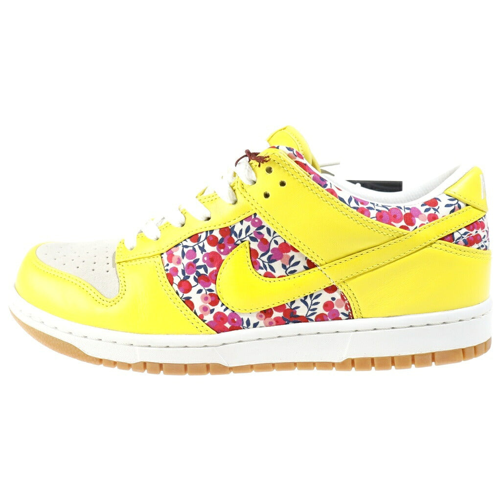 NIKE(ナイキ) 【観賞用 2008年製】 WMNS DUNK LOW PREMIUM 318639-671 ウィメンズ ダンクロー ローカットスニーカー イエロー US10.5/27.5cm