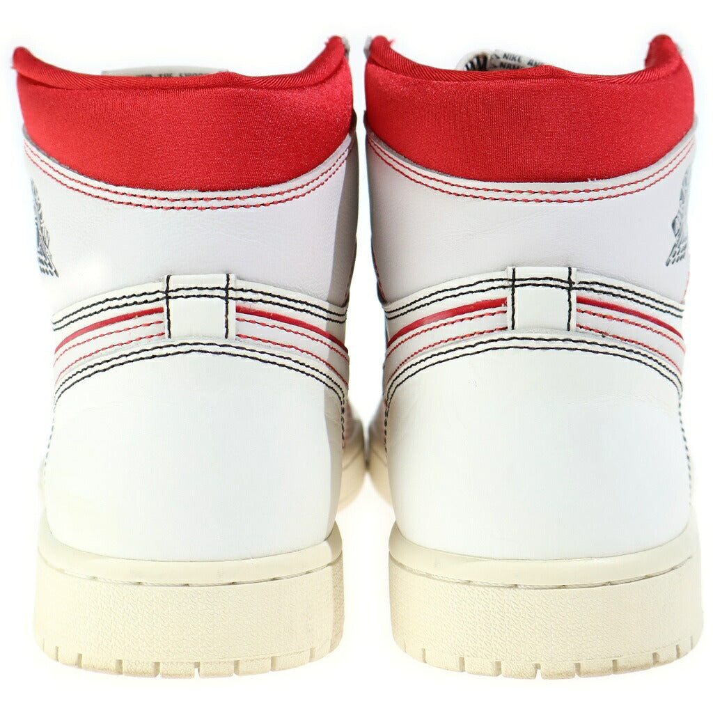 NIKE(ナイキ) AIR JORDAN 1 HIGH OG University Red 555088-160 エアジョーダン1 ハイ ユニバーシティレッド ハイカットスニーカーシューズ ホワイト/レッド US9.5/27.5cm