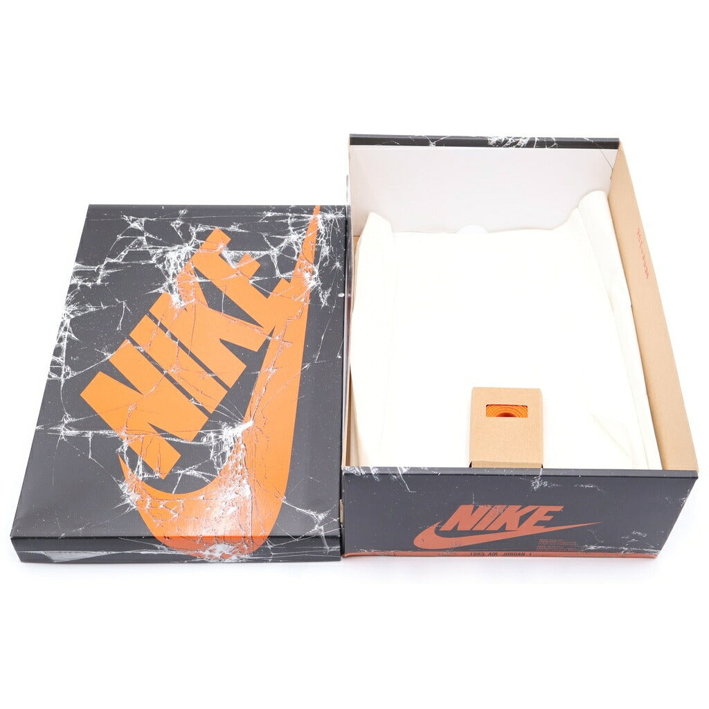 NIKE(ナイキ) AIR JORDAN 1 RETRO HIGH OG SHATTERED BACKBOARD DZ5485-008 エアジョーダン1 レトロ シャッタードバックボード ハイカットスニーカー オレンジ/ブラック US9.5/27.5cm