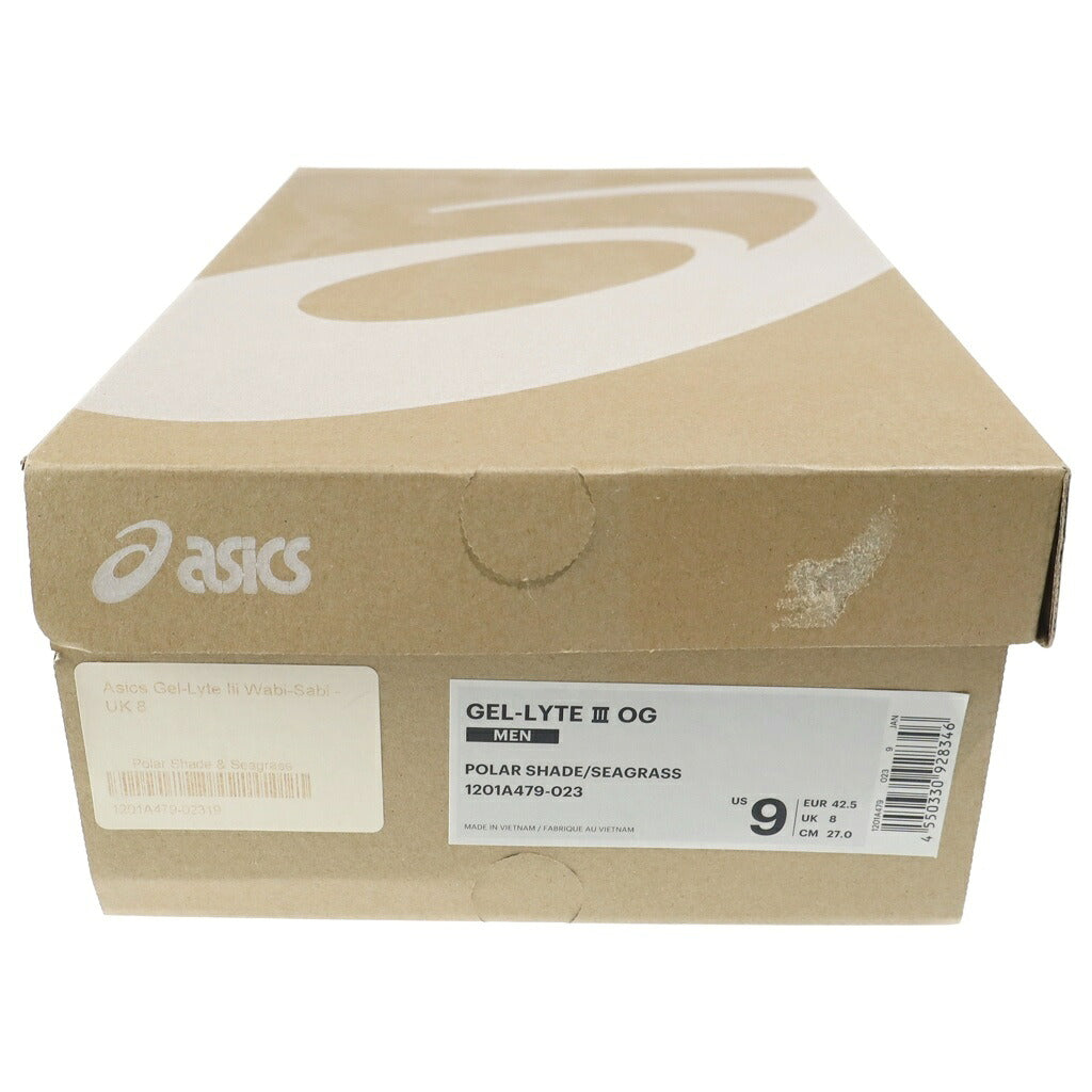 ASICS(アシックス) ×AFEW GEL-LYTE 3 1201A479-023 アフュー ゲルライト3 ローカットスニーカー ホワイト US9/27cm