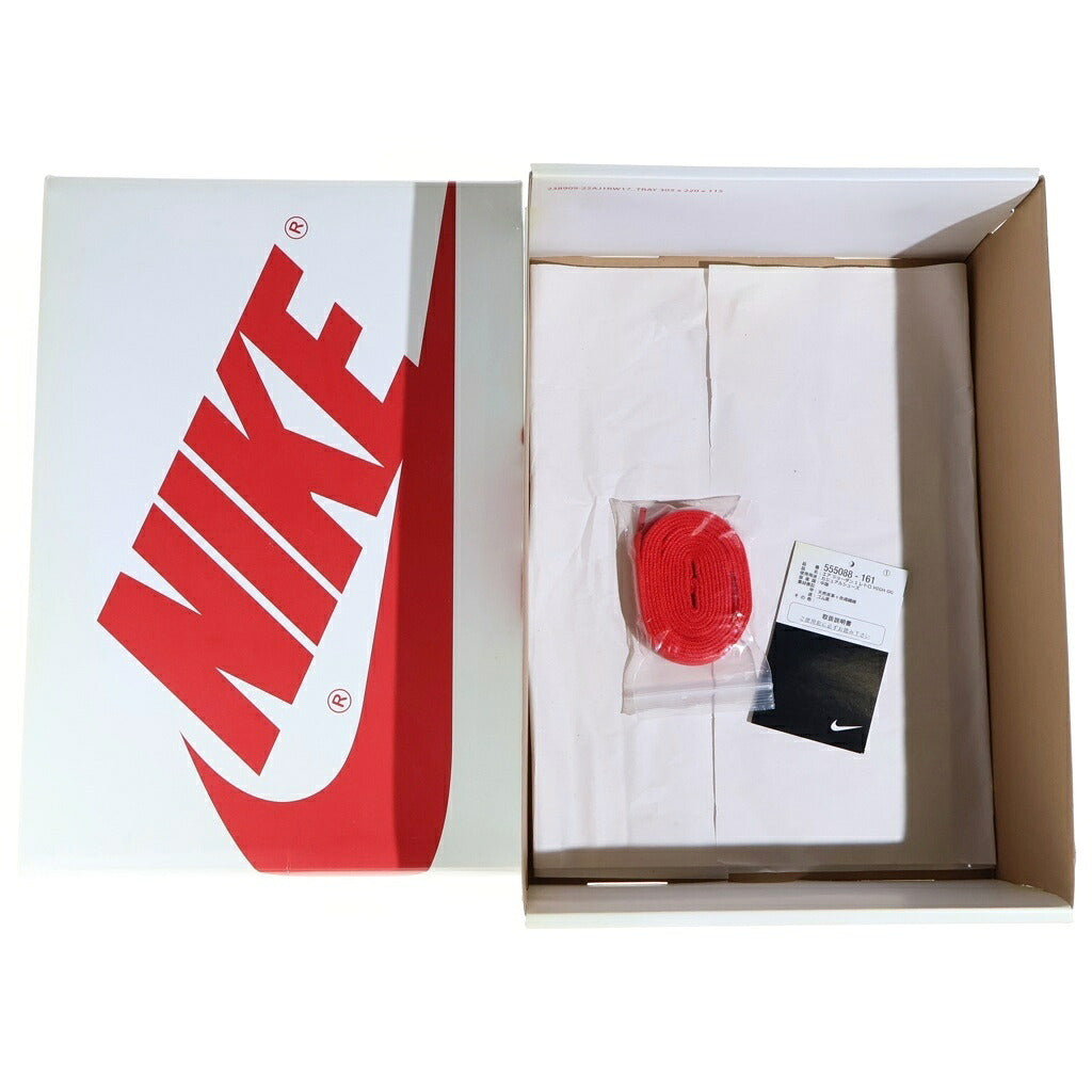 NIKE(ナイキ) AIR JORDAN 1 HIGH OG HERITAGE 555088-161 エアジョーダン1 ヘリテージ ハイカットスニーカー レッド/ホワイト US9.5/27.5cm