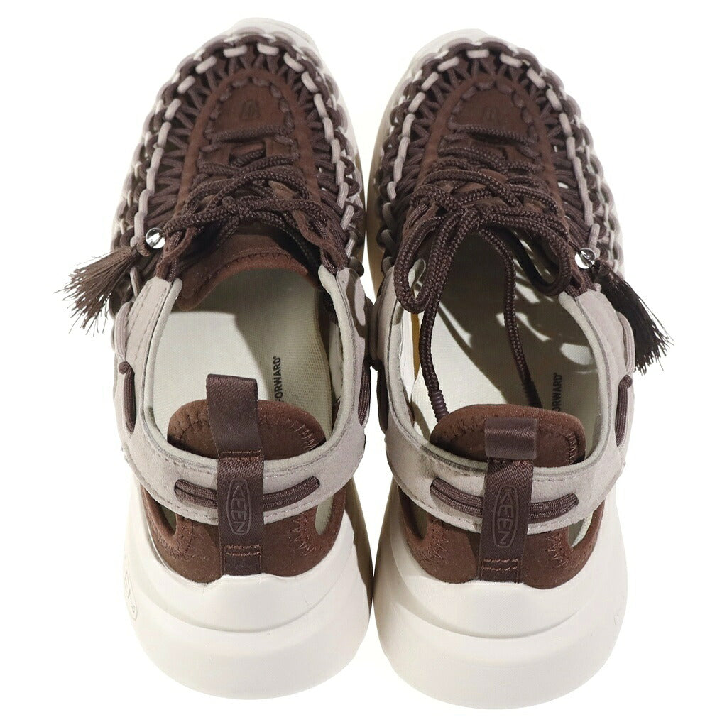 KEEN(キーン) ×AFEW UNEEK WK PAST FORWARD 1031105 アフュー ユニーク パストフォワード ローカットスニーカー ブラウン US9/27cm