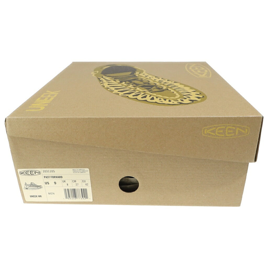 KEEN(キーン) ×AFEW UNEEK WK PAST FORWARD 1031105 アフュー ユニーク パストフォワード ローカットスニーカー ブラウン US9/27cm