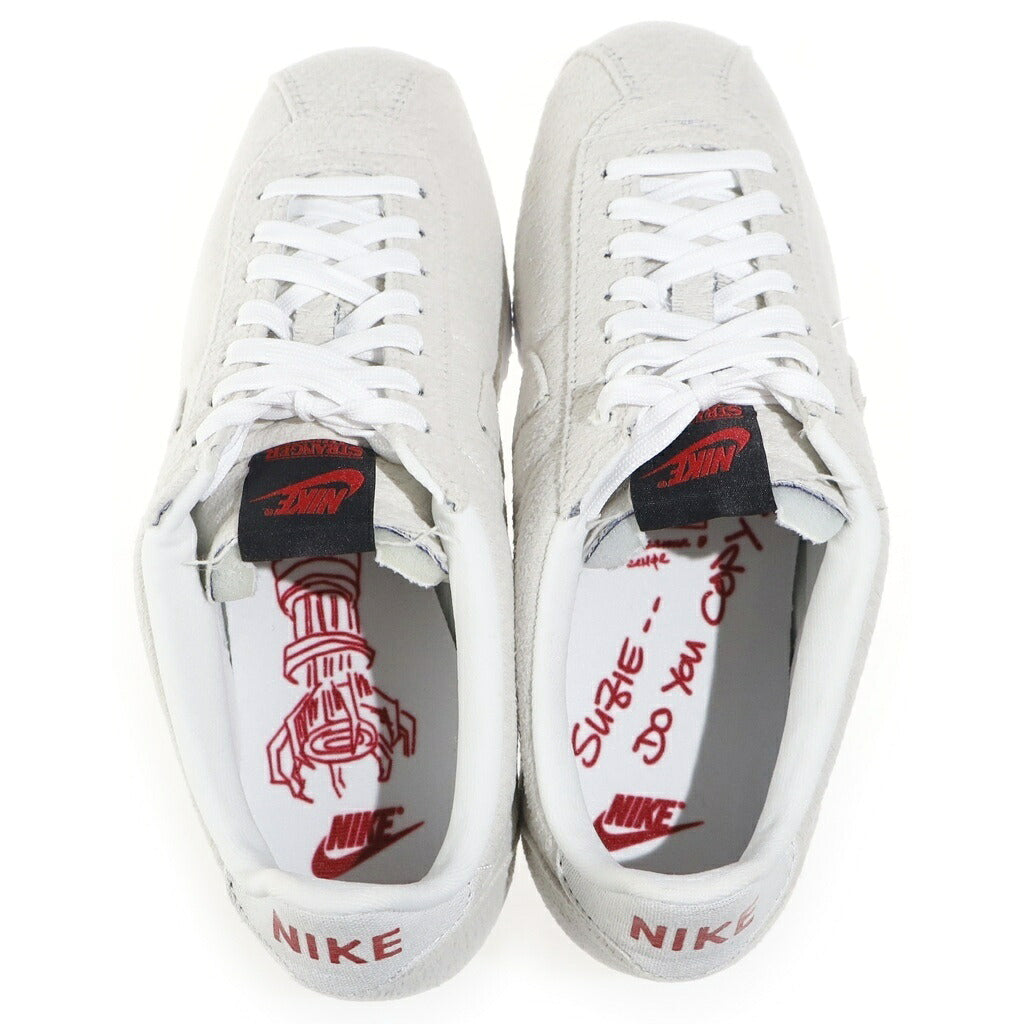 NIKE(ナイキ) ×Stranger Things CLASSIC CORTEZ CJ6107-100 ストレンジャーシングス クラシック コルテッツ ローカットスニーカー ホワイト US9/27cm