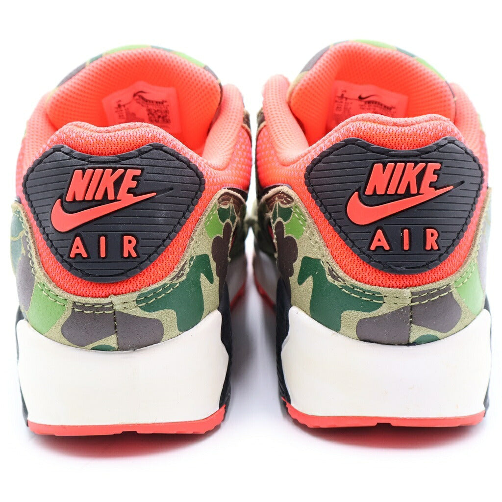 NIKE(ナイキ) ×atmos AIR MAX 90 DUCK CAMO CW6024-600 アトモス エアマックス90 ダックカモ ローカットスニーカー ピンク/カーキ US9/27cm
