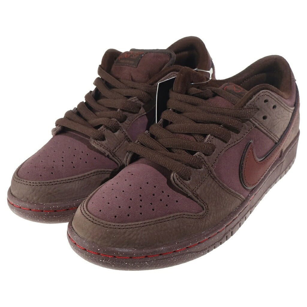 NIKE SB(ナイキエスビー) DUNK LOW PRM CITY OF LOVE BURGUNDY FN0619-600 ダンク シティオブラブ ローカットスニーカー バーガンディ US9/27cm