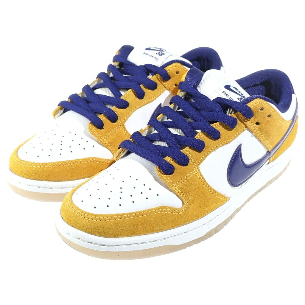NIKE SB(ナイキエスビー) DUNK LOW LASER ORANGE BQ6817-800 ダンクロー レーザーオレンジ ローカットスニーカー イエロー US9/27cm