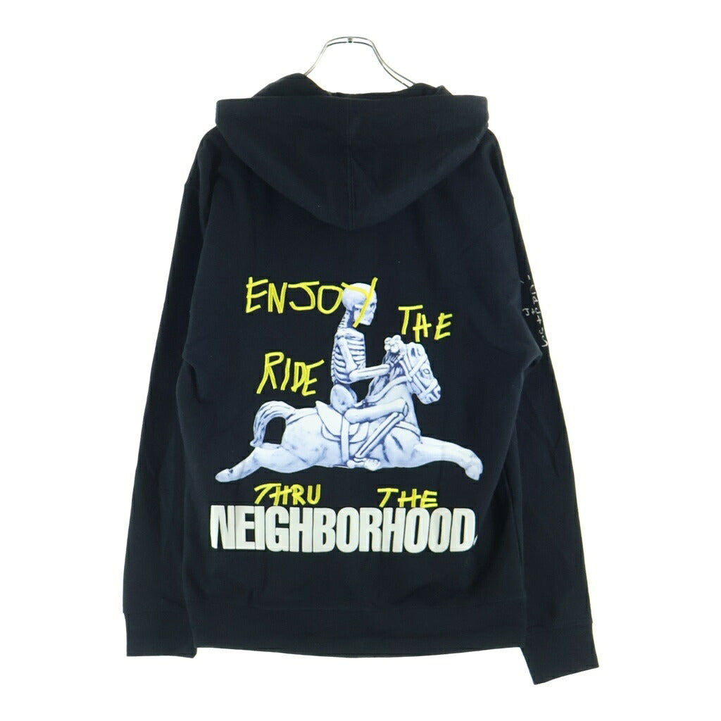 NEIGHBORHOOD(ネイバーフッド) ×CACTUS JACK CAROUSEL HOODIE カクタスジャック カルーセル ジップアップ パーカー ブラック