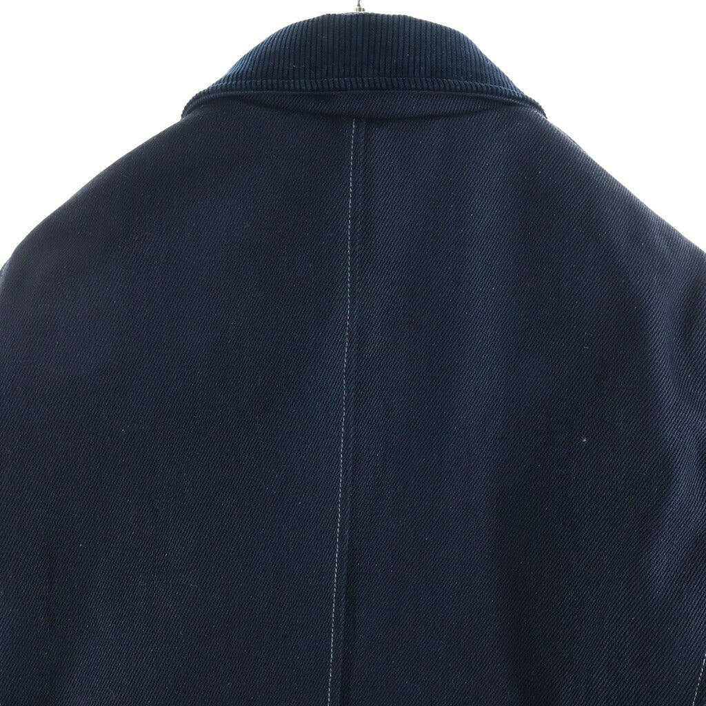 NO BRAND(ノーブランド) EIGHT-G エイトジー 19oz インディゴブラックデニム・ランチコート ネイビー 8JK-18
