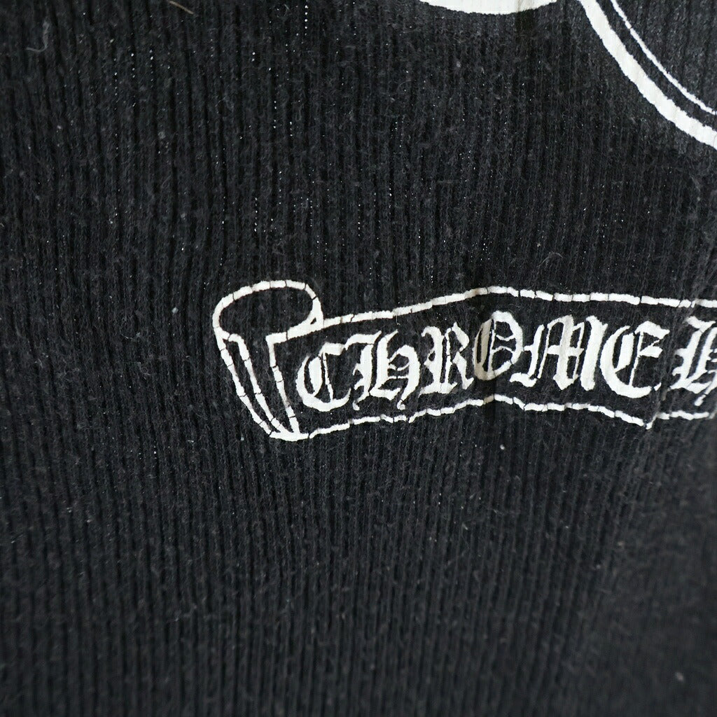 CHROME HEARTS(クロムハーツ) OLD DOUBLE CH CROSS ダブルCHクロス プリントデザイン ノースリーブ タンクトップ ブラック