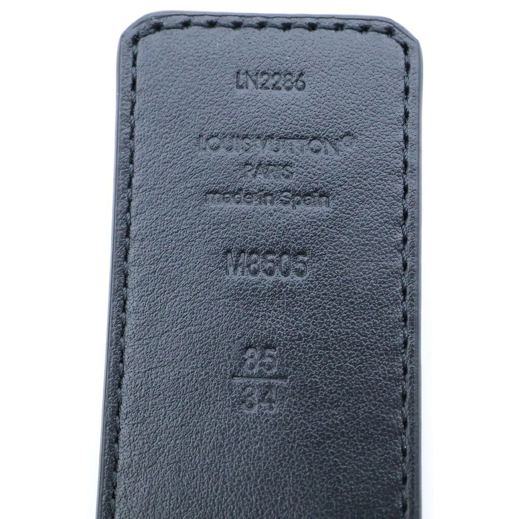 LOUIS VUITTON(ルイヴィトン) ベルト・LV オプティック 40MM リバーシブル キャンバスデザイン レザー ベルト ブラック/ネイビー M8505
