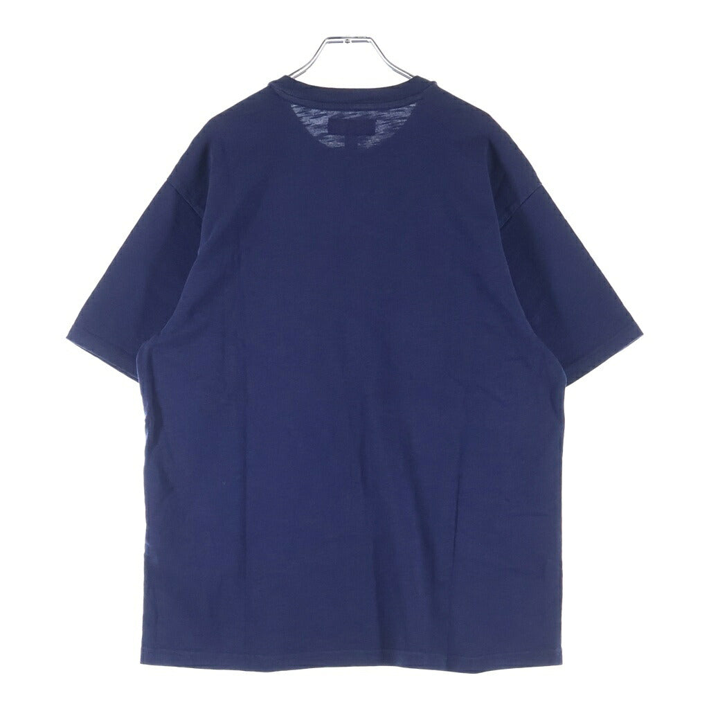 SUPREME(シュプリーム) 26AW Stretch Applique S/S Top ストレッチ アップリケロゴ 半袖Tシャツ カットソー ネイビー