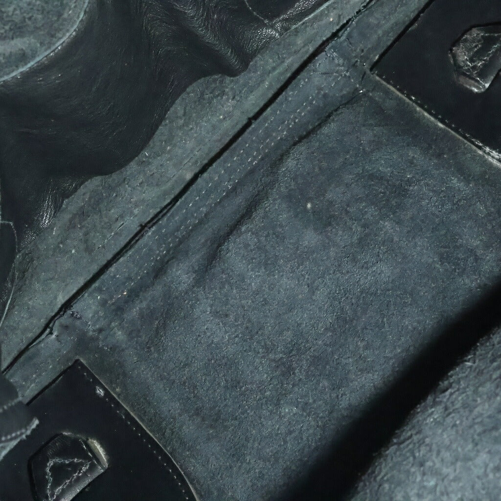 CHROME HEARTS(クロムハーツ) フレアニー ガンスリンガー スクロールラベル レザー バックパック リュックサック ブラック