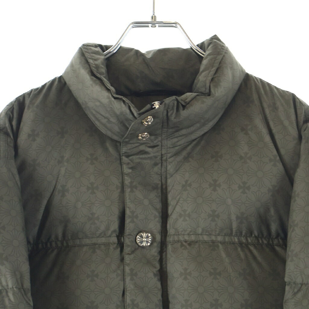 CHROME HEARTS(クロムハーツ) STIFF V2 FBRC スティッフ CHプラス総柄クロスボールボタンダウンジャケット カーキ