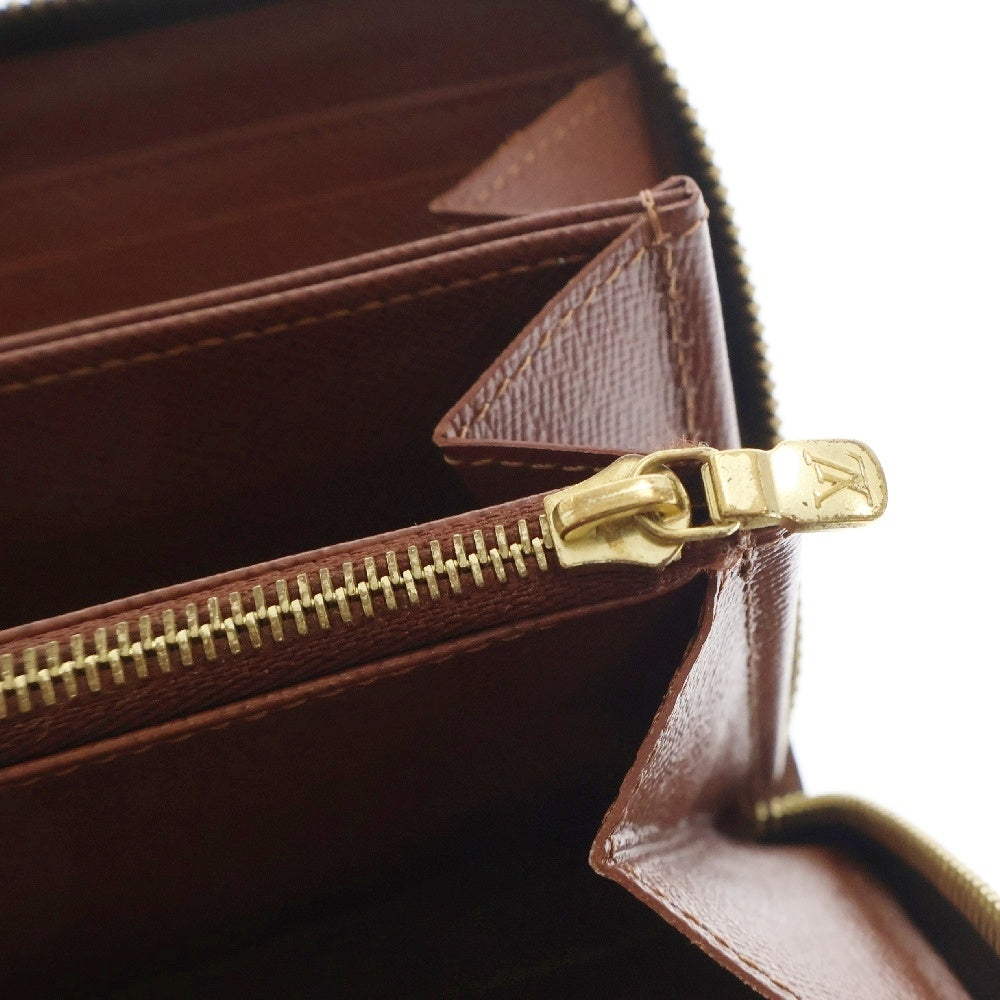 LOUIS VUITTON(ルイヴィトン) モノグラム レザー ジッピーウォレット 長財布 ブラウン M42616