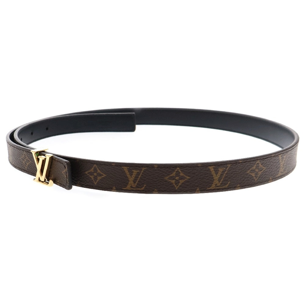 LOUIS VUITTON(ルイヴィトン) モノグラム サンチュール LVアイコニック ベルト ブラウン ゴールド金具 PVCレザー ユニセックス M0431