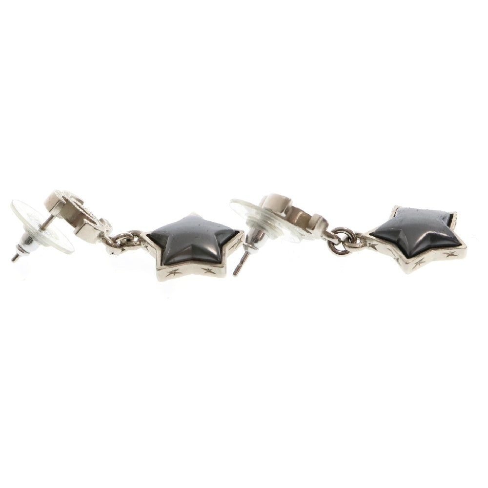 CHANEL(シャネル) ココマーク スター ピアス グレー A17B メタル シルバー アクセサリー