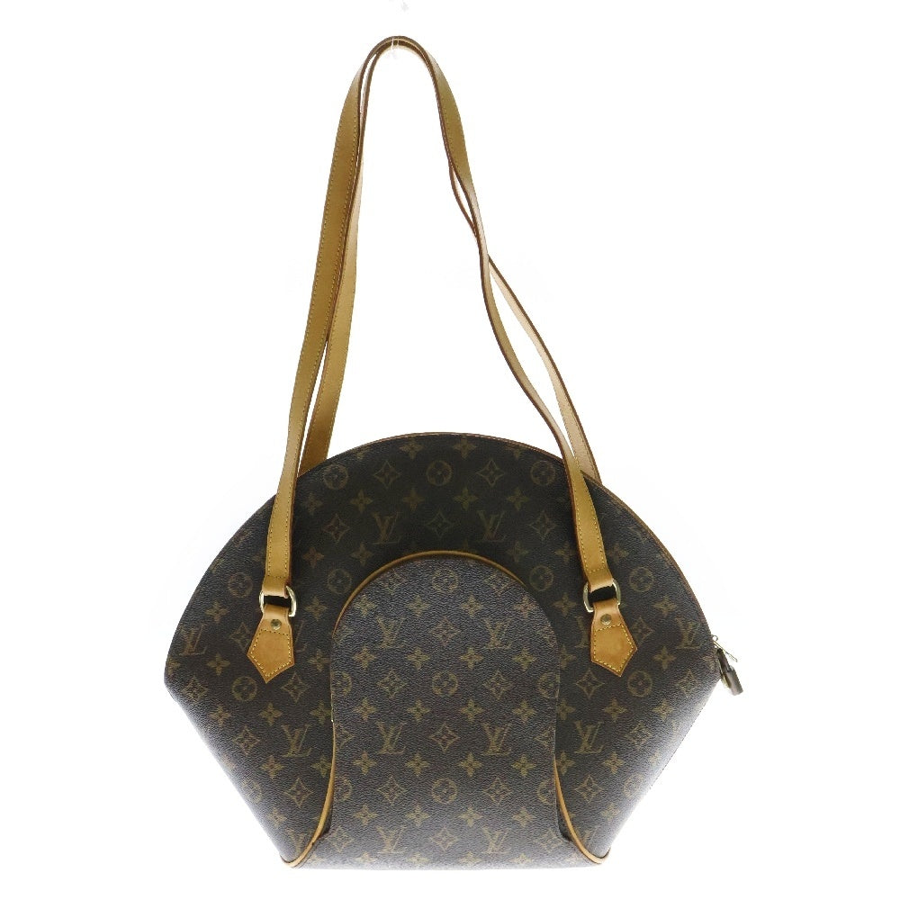 LOUIS VUITTON(ルイヴィトン) モノグラム エリプスショッピング トートバッグ ハンドバッグ ブラウン ゴールド金具 レザー M51128