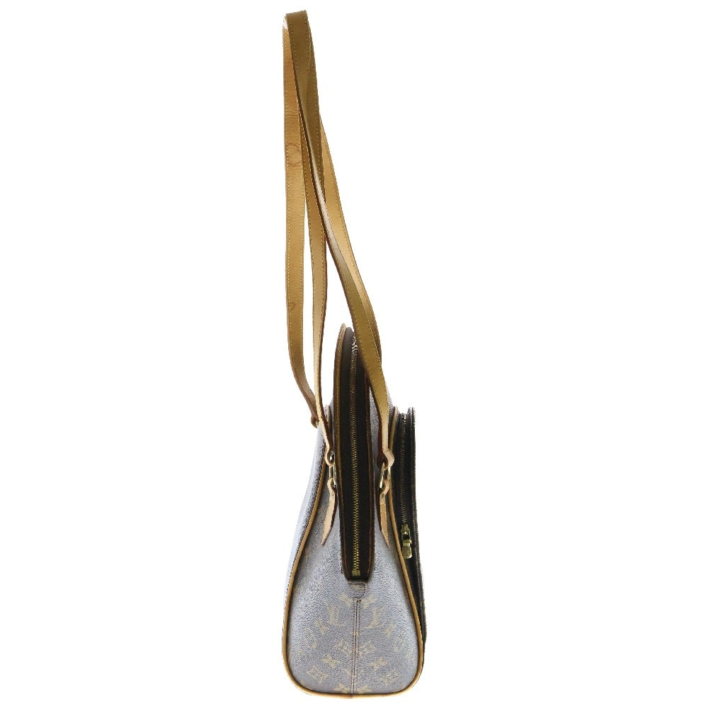 LOUIS VUITTON(ルイヴィトン) モノグラム エリプスショッピング トートバッグ ハンドバッグ ブラウン ゴールド金具 レザー M51128