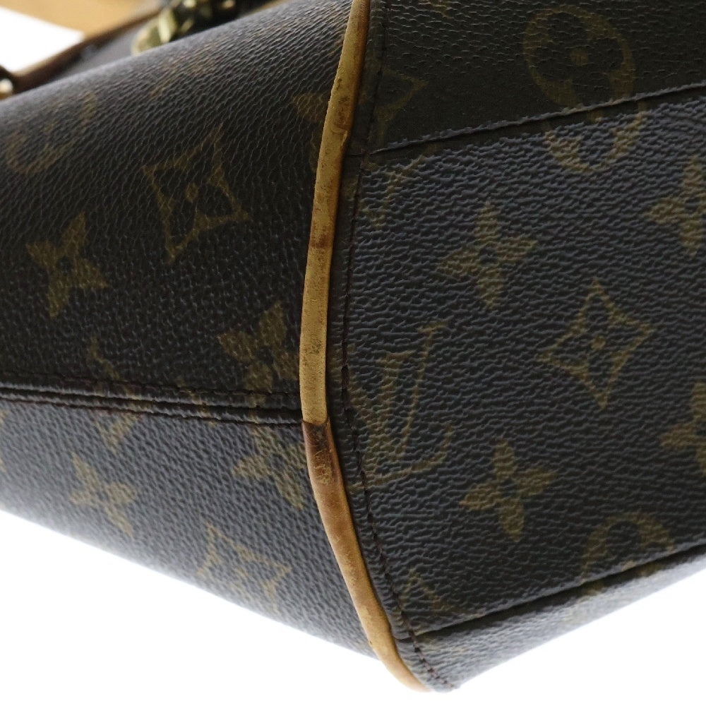 LOUIS VUITTON(ルイヴィトン) モノグラム エリプスショッピング トートバッグ ハンドバッグ ブラウン ゴールド金具 レザー M51128