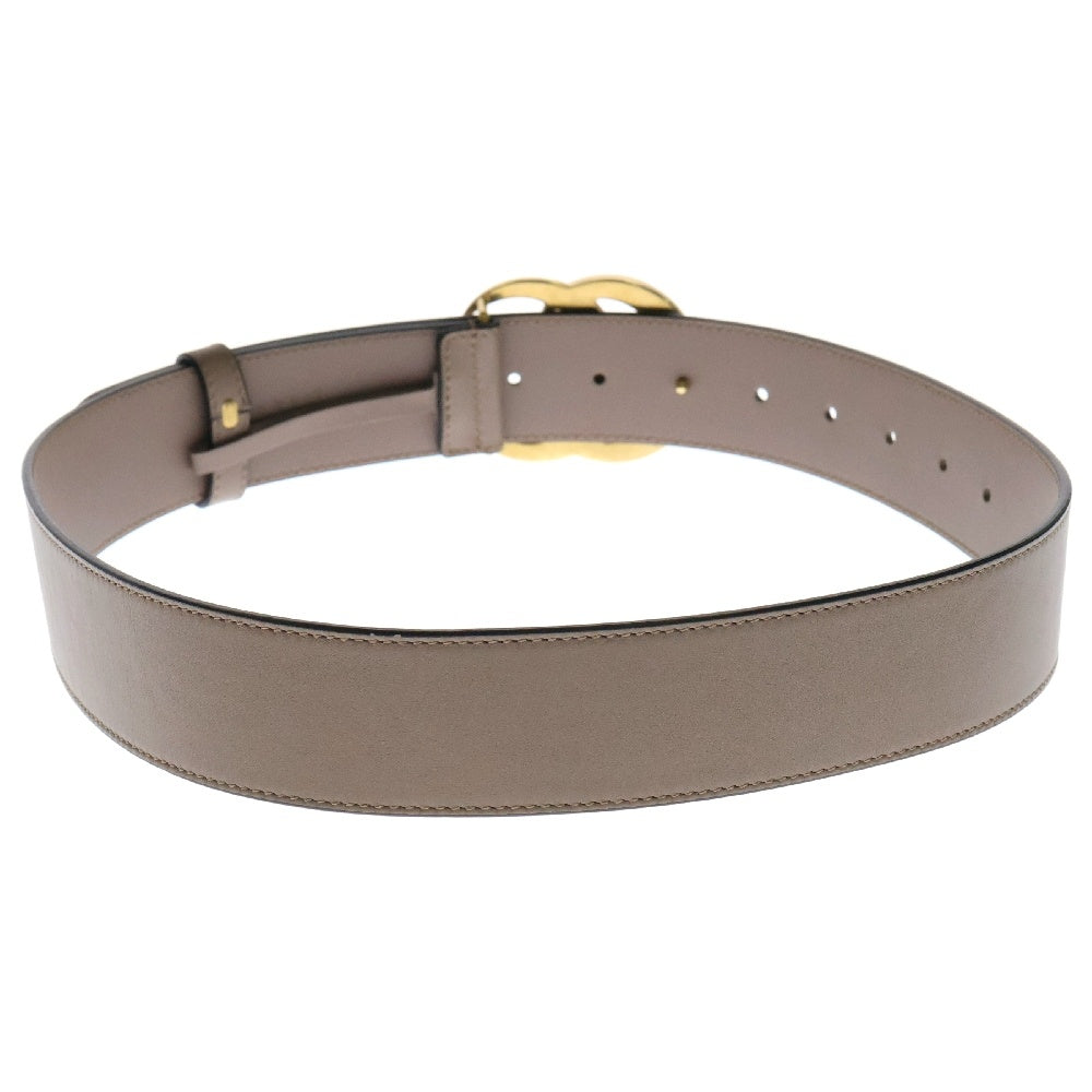 GUCCI(グッチ) GGスプリーム ベルト ピンクベージュ ゴールド金具 レザー 409417