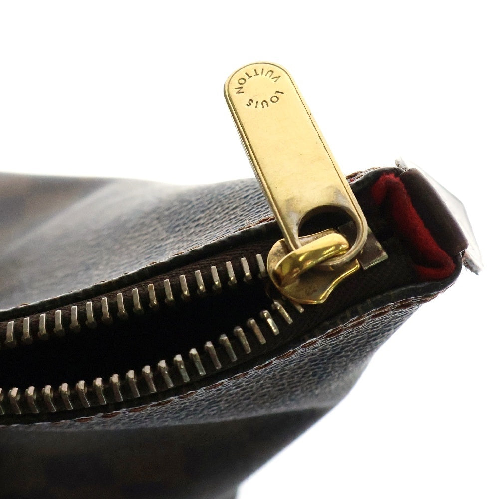 LOUIS VUITTON(ルイヴィトン) ダミエ サレヤPM トートバッグ ハンドバッグ ブラウン ゴールド金具 レザー×PVC N51183