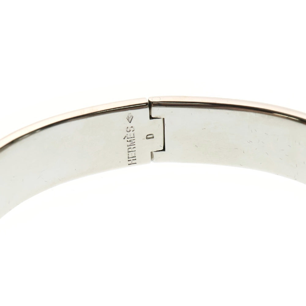 HERMES(エルメス) クリックH PM バングル 黒 シルバー金具 アクセサリー